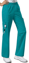 Cherokee WW Core Stretch Women&#39;s Mid-Rise Pull-On Cargo Pant 4005P Petite